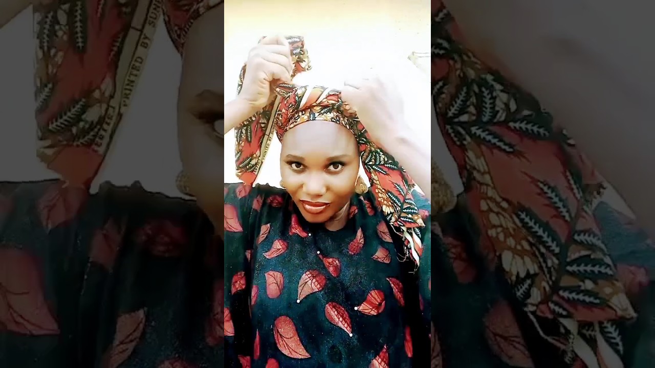 Ankara Head Wrap Tutorial #shorts #ankara #ankarastyles #pagne #africanfashion